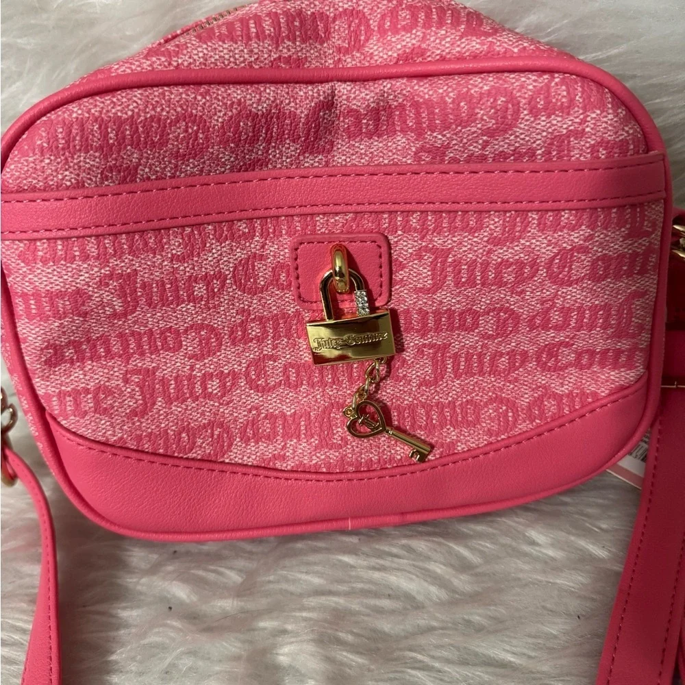 Juicy Couture Vibrant Pink Crossbody Bag